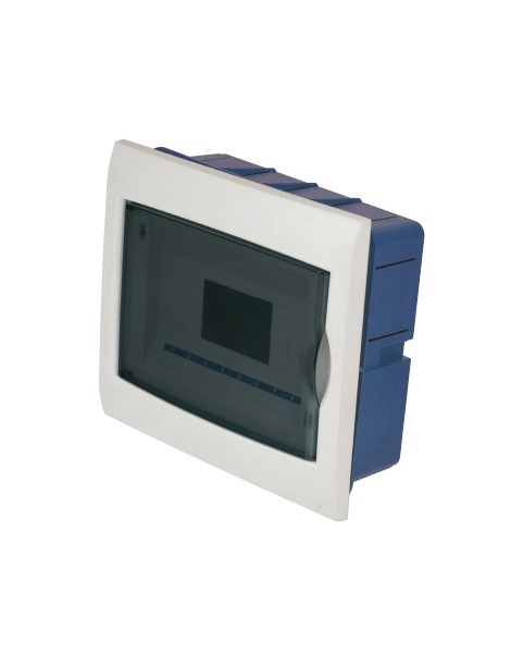 C.INCASSO 8MOD.P.TRASPAR. IP40