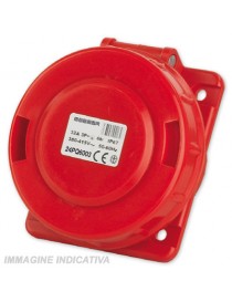 PR.QUA.3P+T 16A 380V 6H ROSSA IP67