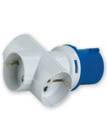 SPINA CEE 230V 3 PRESE P40 UNIV.16A IP20