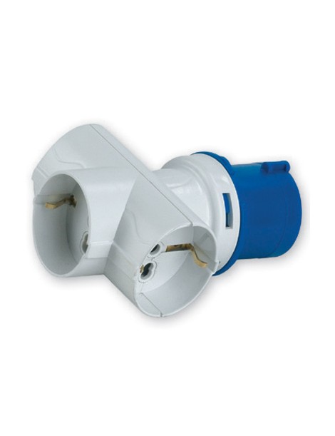 SPINA CEE 230V 3 PRESE P40 UNIV.16A IP20