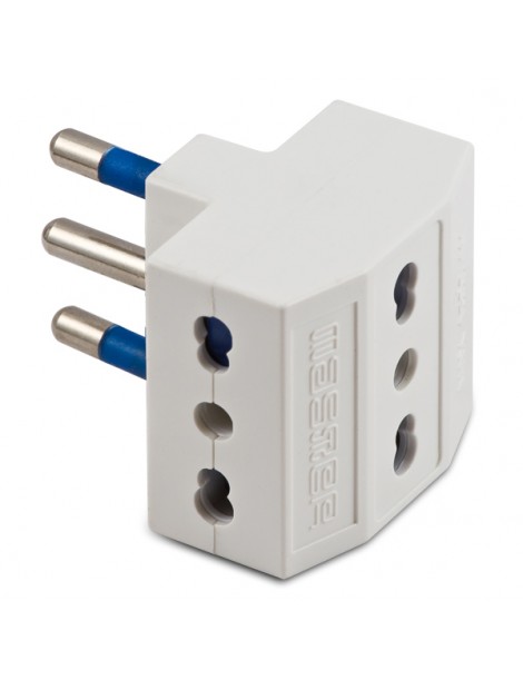 ADATT.TRIPLO 16A 2P+T BIANCO