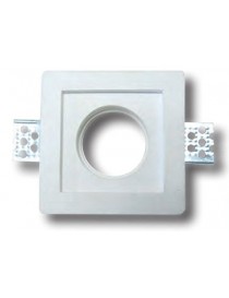 FARETTO INCASSO IN GESSO H.63MM. + VETRO