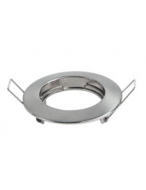 FARETTO INCASSO FISSO GU10 ACCIAO SAT.