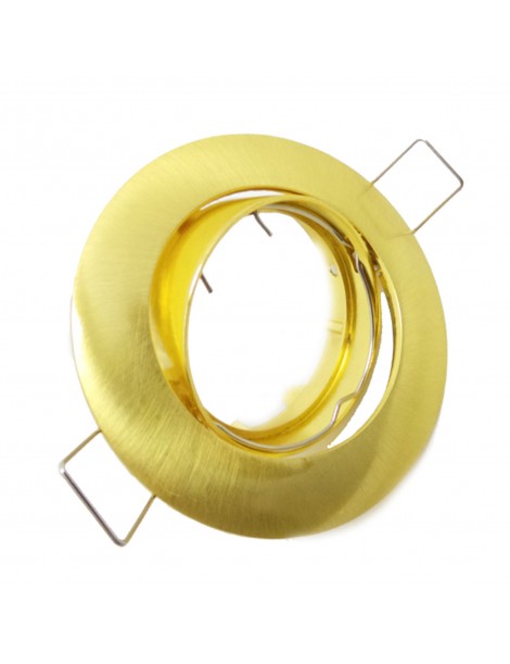 FARETTO INCASSO GU10 ORO SATINATO