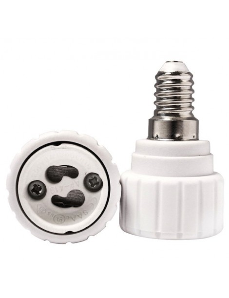 ADATTATORE PER PORTALAMPADE DA E14 -GU10