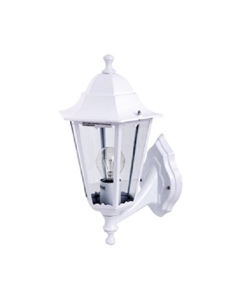 LANTERNA ESTERNO ALLUM.PRESS. E27 BIANCA