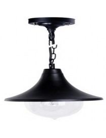 LANTERNA SOSPENSIONE E27 MODERNA NERA
