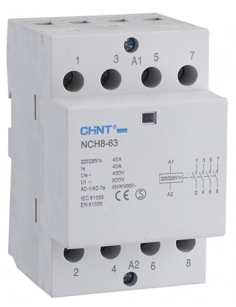 NCH8-40.40/230-CONT.MOD.40A 4NA+230VA