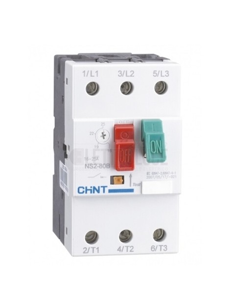 NS2-25/1C - SALVAMOTORE M/T 3P 2,5.4A.