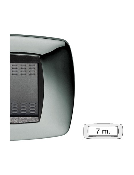 MODO PLACCA 7 POSTI CROMATO