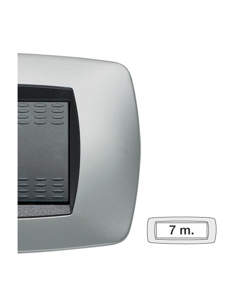 MODO PLACCA 7 POSTI TITANIO