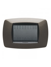 MODO PLACCA 3 POSTI GRIGIO ANTRACITE