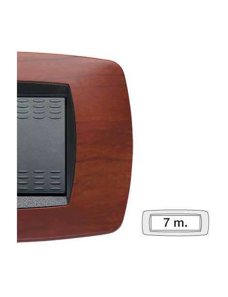 MODO PLACCA 7 POSTI CILIEGIO