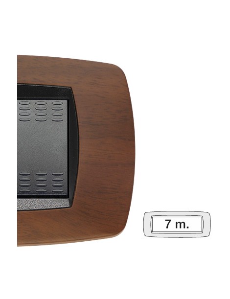 MODO PLACCA 7 POSTI NOCE SCURO