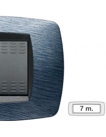 MODO PLACCA 7 POSTI SATINATO BLU