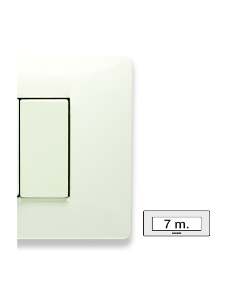 MIX PLACCA 7 POSTI BIANCO ASPEN