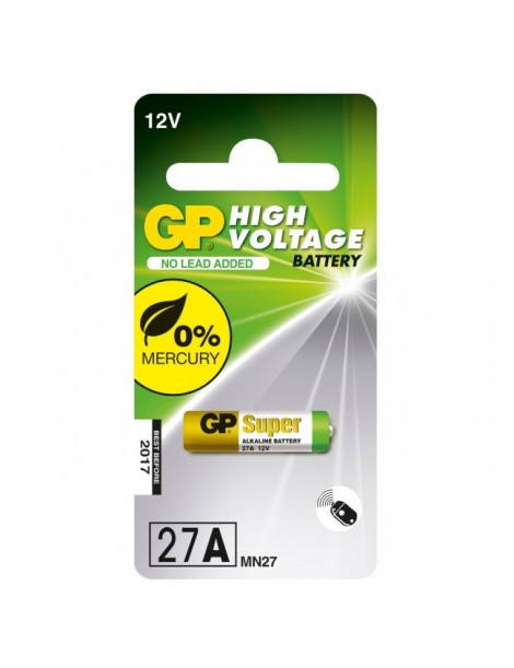 BATTERIA ALKALINA GP 27A 12V.