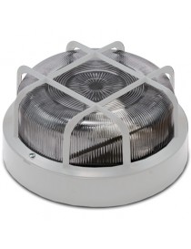 PLAF.TONDA C.GAB.PLC 100W BIANCA