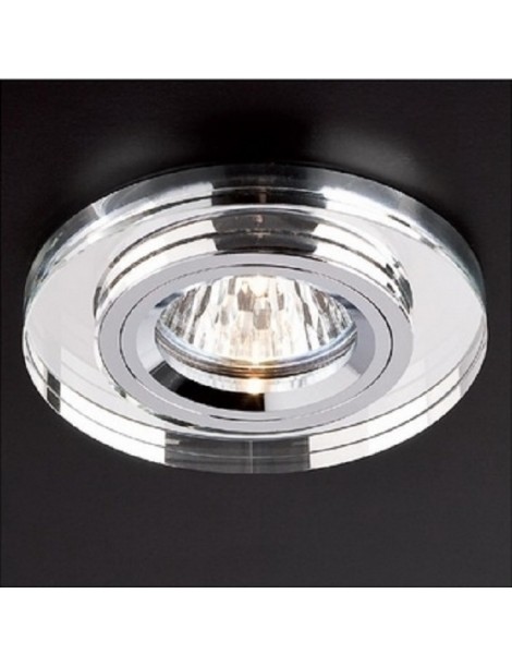 FARETTO INCASSO CR18 CRISTALLO