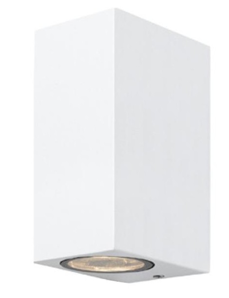 APPLIQUE DOPPIO FASCIO GU10 BIANCO IP44