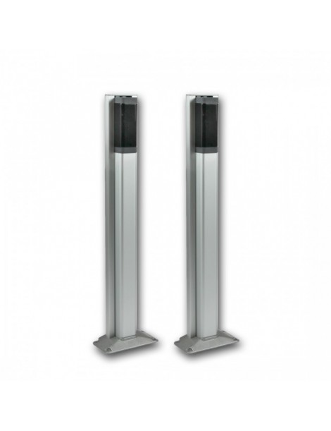 COPPIA COLONNINE ALLUM. H.55CM. X FOTOC.