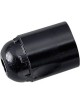 PORTALAMPADA E27 LISCIO NERO
