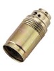 PORTALAMP. E14 METALLO OTTONATO LISCIO