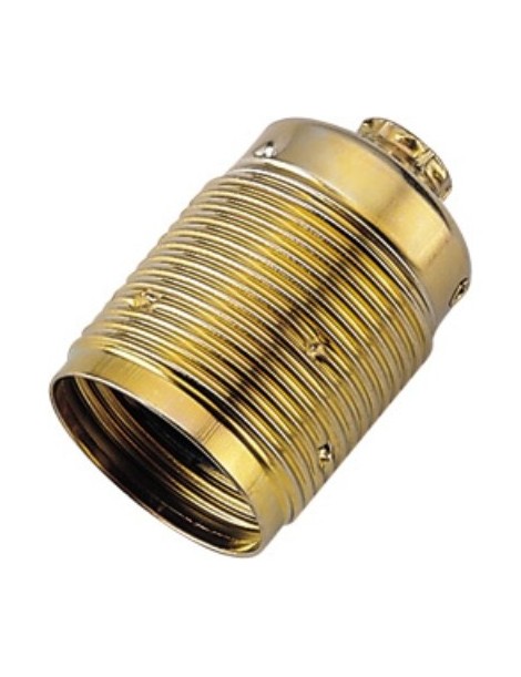 PORTALAMP. E27 METALLO OTTON. FILETTATO