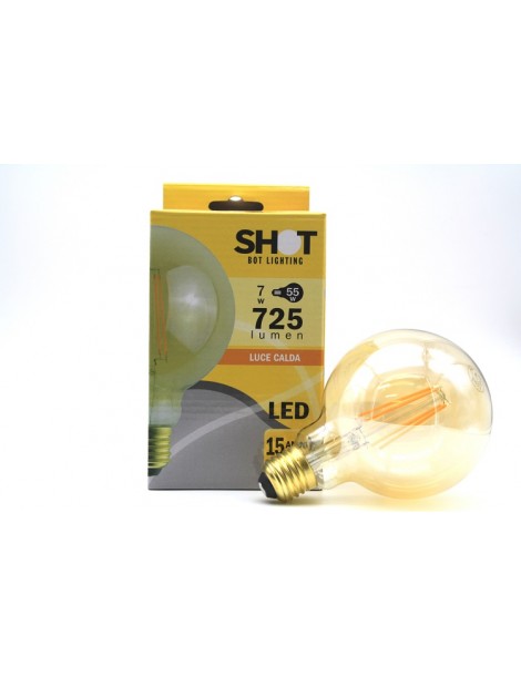 LAMPADA LED GLOBO AMBRATA G125 7W