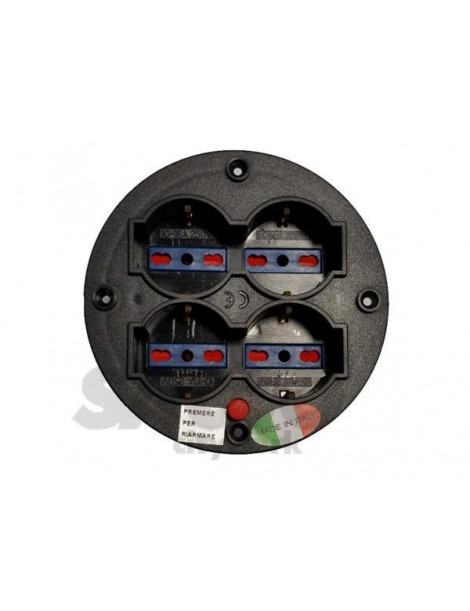 DISCO X AVVOLGICAVO VUOTO 4 PRESE UNIV.+