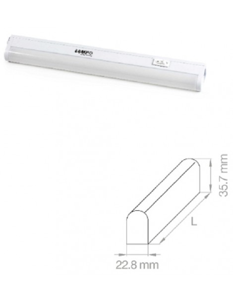 REGLETTE A LED 22W 4000K C/INT.