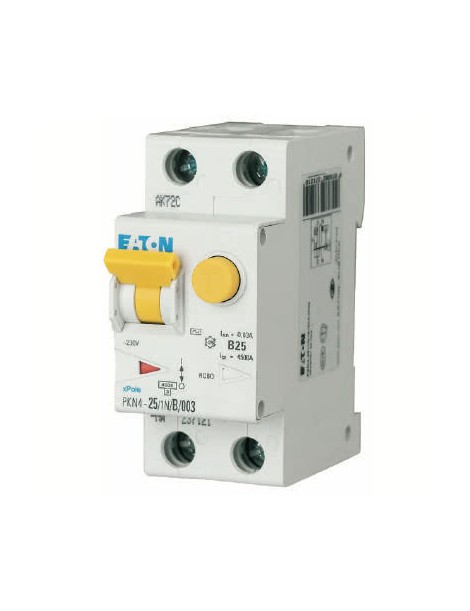MAGN.DIFF. 1P+N. 4,5KA 25A. 30MA. AC 2M.