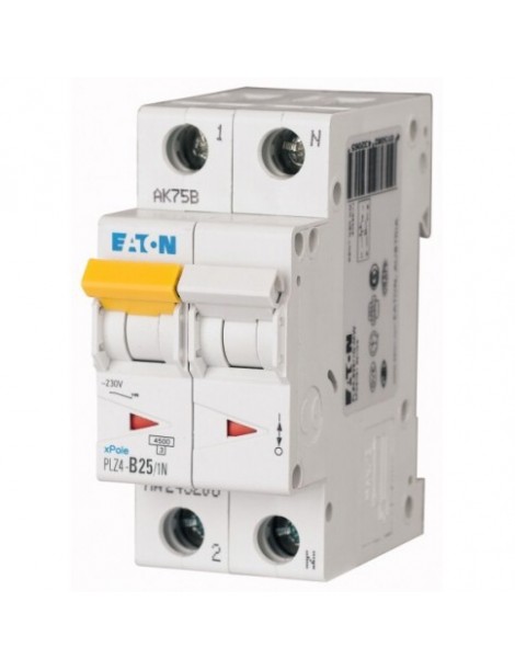 MAGNETOTERMICO 1P+N.4,5KA C25A. 2MOD