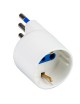 ADATTATORE S17/SCHUKO 16A 2P+T BIANCO