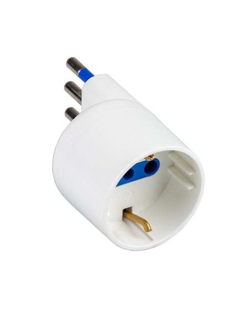 ADATTATORE S17/SCHUKO 16A 2P+T BIANCO