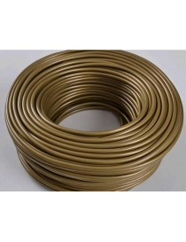 CAVO GOMMATO BIPOLARE PIATTO 2X,050 ORO