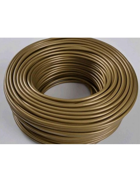 CAVO GOMMATO BIPOLARE PIATTO 2X,050 ORO