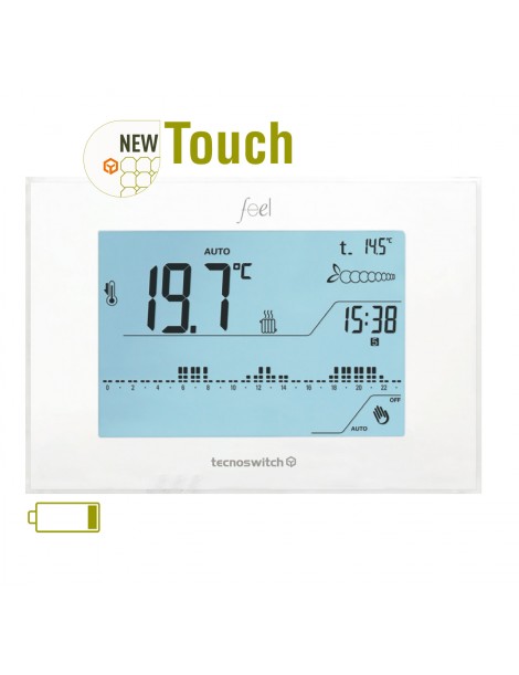 CRONOTERMOSTATO TOUCH GIOR./SETT. PARETE