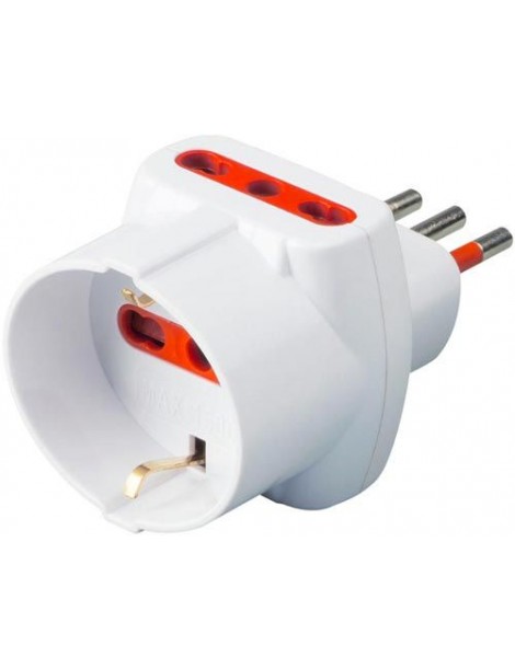 ADATTATORE SCHIUKO+2 BPASSO 10A. OMOLOG.