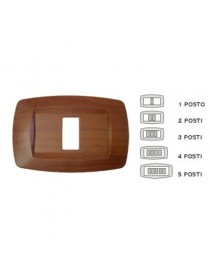 PLACCA MODI' 4 POSTI CILIEGIO