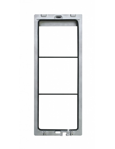 TELAIO 3 MODULI IN ALLUMINIO X AB63