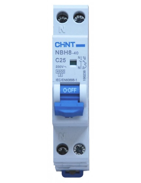 INT. MAGNET. 1P+N. 25A. 4.5KA 1MOD.