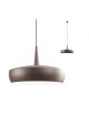 SOSPENSIONE AGADIR E27 MARRONE SATINATO