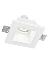 FARETTO IN GESSO QUADRATO GU10 120X120MM