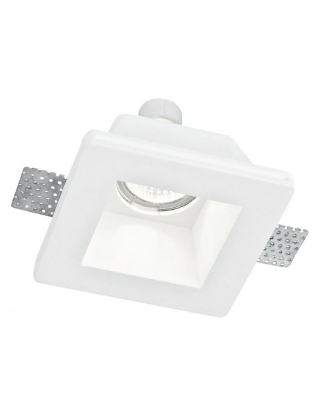 FARETTO IN GESSO QUADRATO GU10 120X120MM