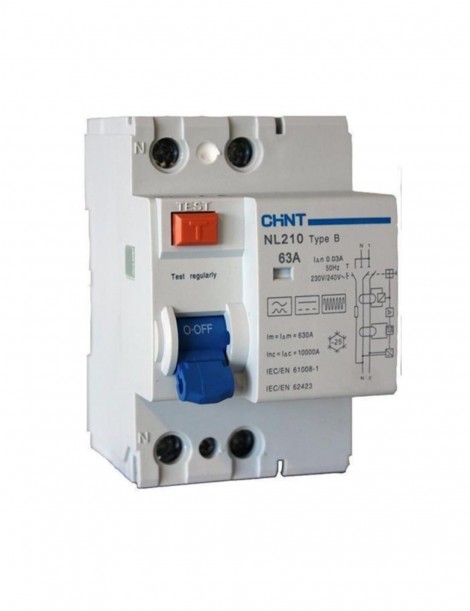 DIFFERENZIALE PURO 2X40A. 0,03 TIPO "B"