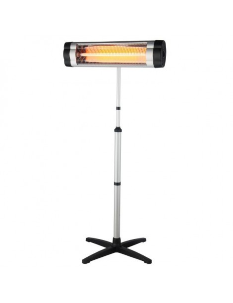 STUFA AL QUARZO DA ESTERNO CON PIEDISTAL