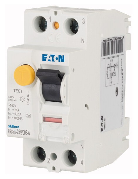 DIFFERENZIALE PURO 2P.25A. 0,03 CLASSE A