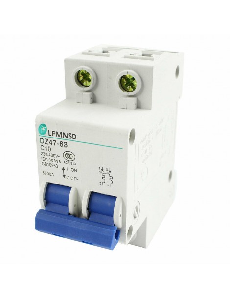 DZ47-INTER. M/T 1P+N.10A. C 4,5KA 2MOD.