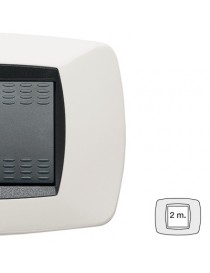 MODO PLACCA 2 POSTI BIANCO